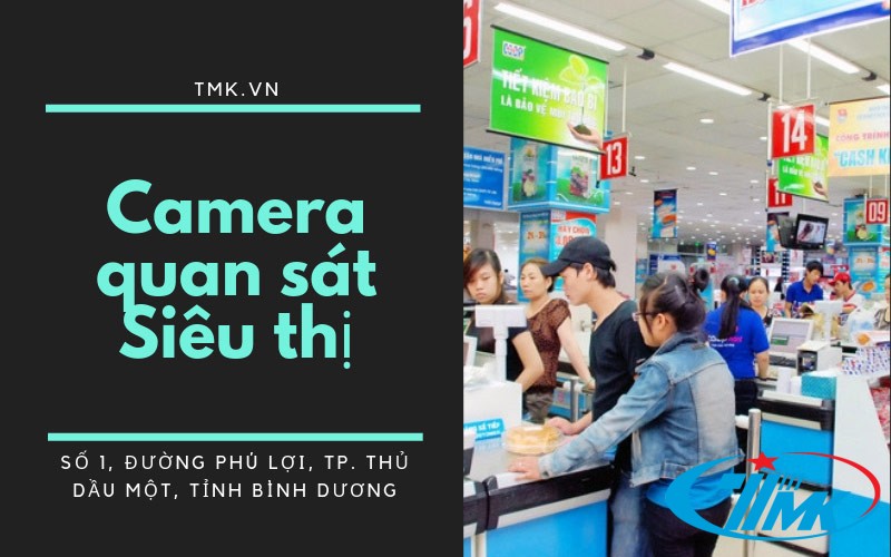 Lắp đặt camera quan sát siêu thị