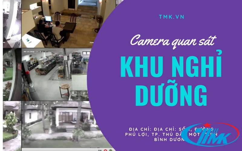 Lắp đặt camera quan sát khu nghỉ dưỡng, resort an ninh và thẩm mỹ