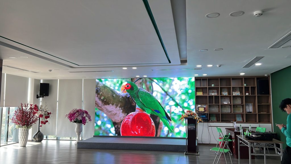 Lắp đặt màn hình led hội trường bình dương