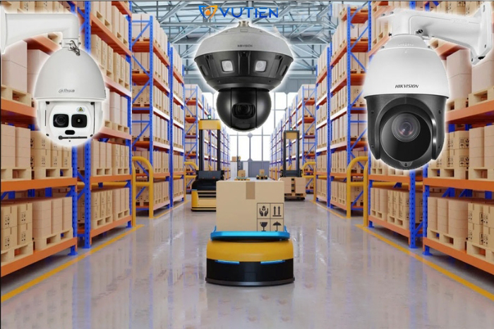 Cung cấp lắp đặt camera quan sát chuyên dụng cho kho bãi và nhà xưởng diện tích lớn.