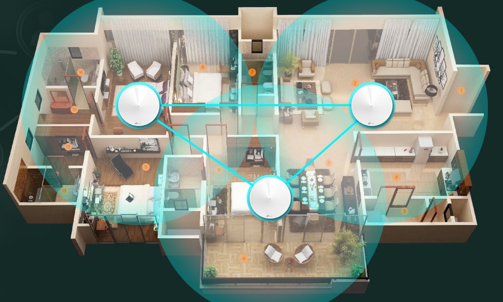 Cung cấp lắp đặt wifi toàn tòa nhà: Mô phỏng vùng phủ sóng mạng