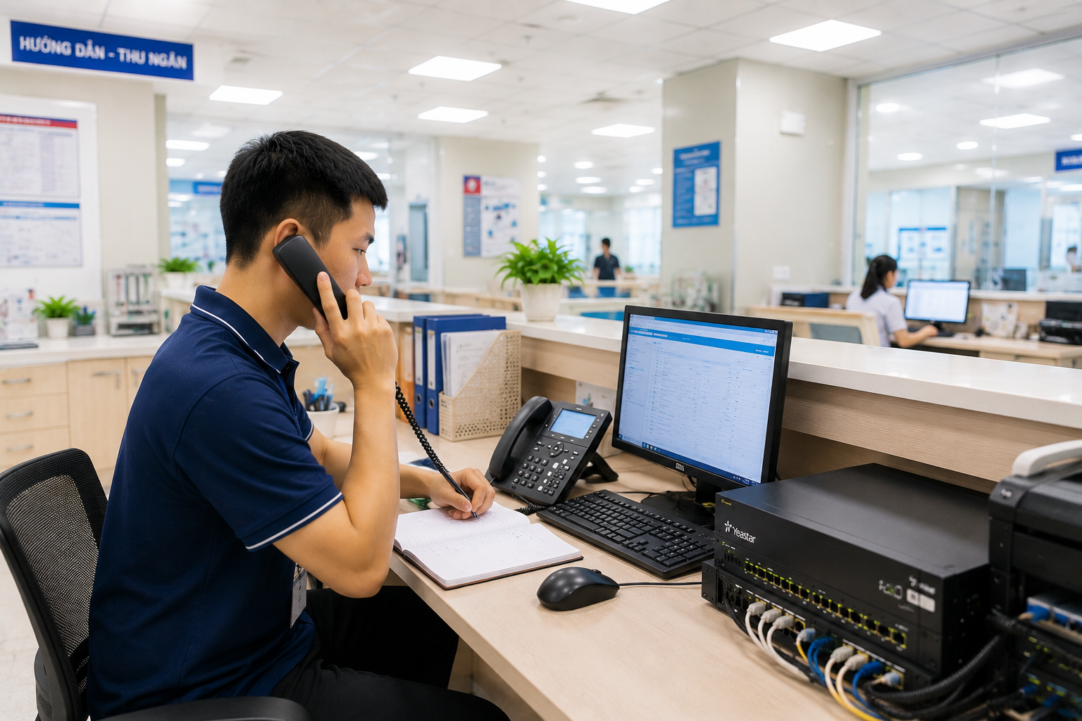 Lắp đặt hệ thống tổng đài bệnh viện tại Dĩ An