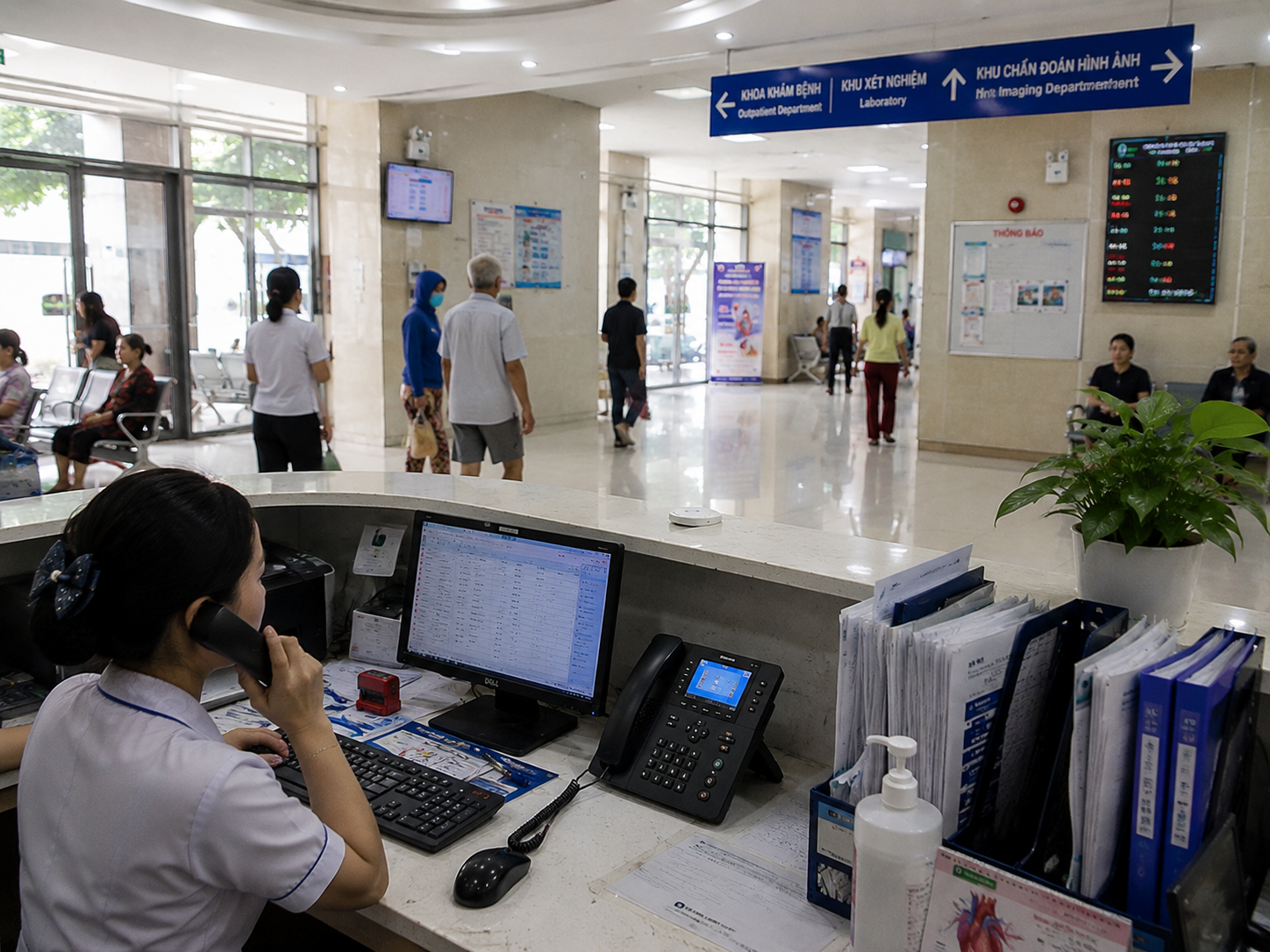 Lắp đặt hệ thống tổng đài bệnh viện tại Thuận An