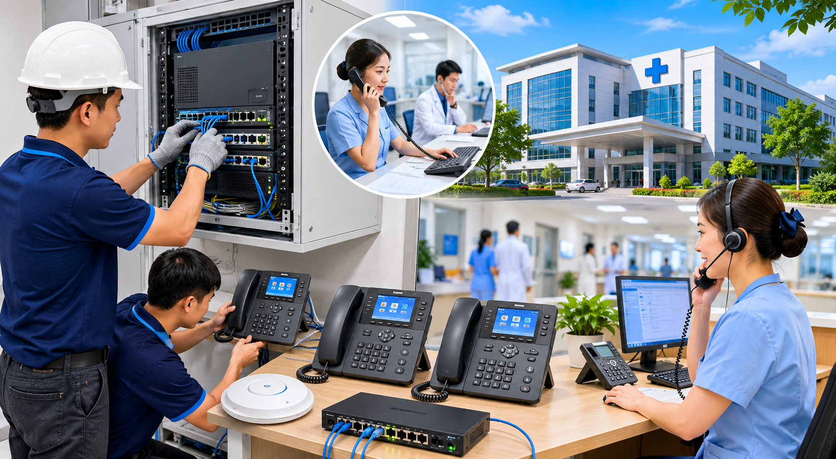 Lắp đặt hệ thống tổng đài bệnh viện tại Thủ Dầu Một