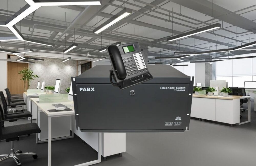 Điện thoại IP PBX hiện đại dùng trong hệ thống tổng đài doanh nghiệp có màn hình hiển thị Điện thoại IP PBX hiện đại dùng trong hệ thống tổng đài doanh nghiệp có màn hình hiển thị