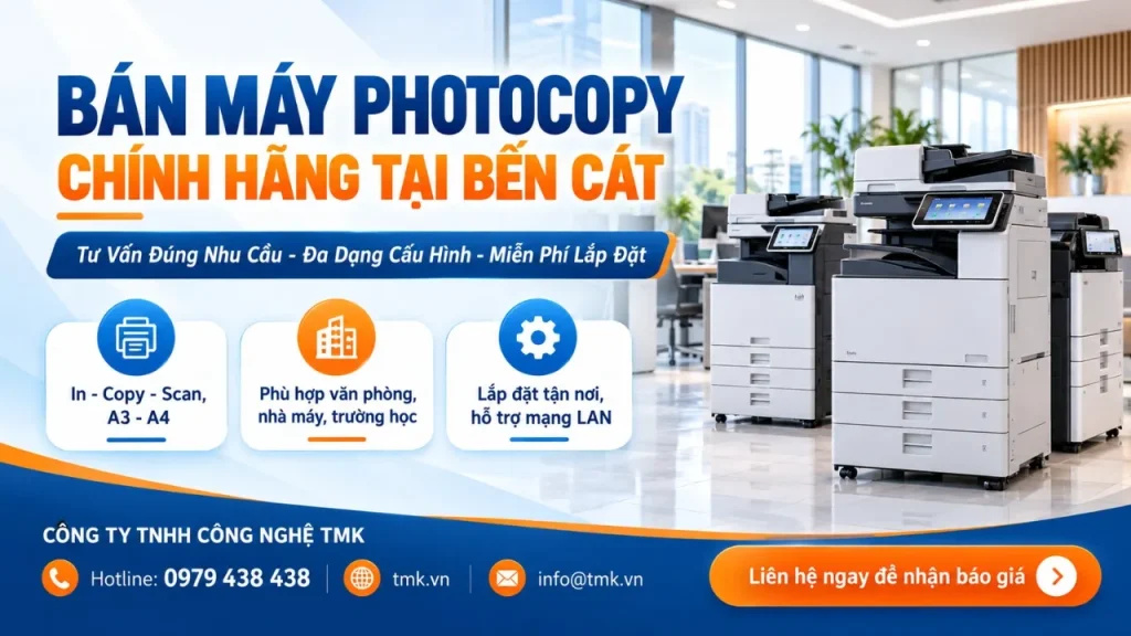 Bán máy photocopy tại Bến Cát