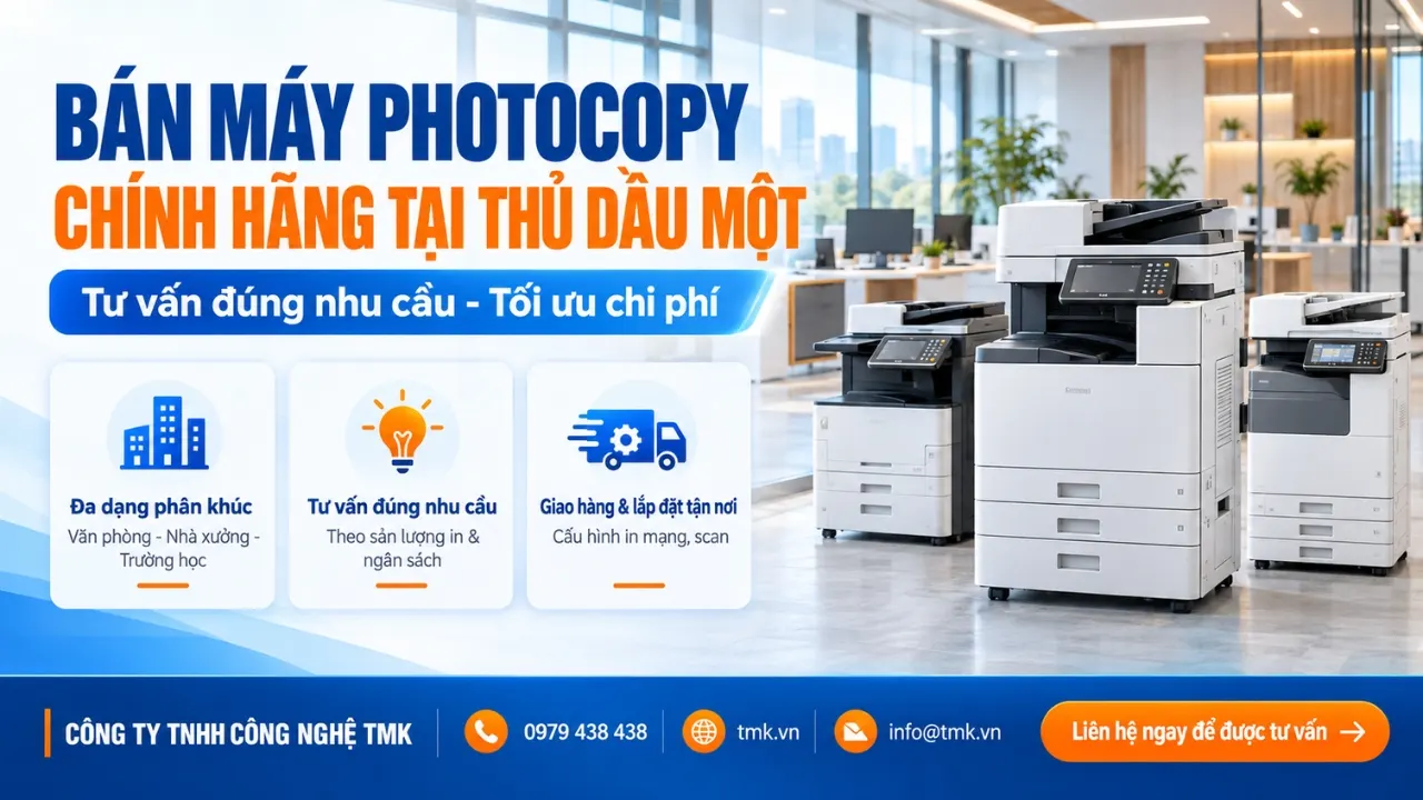 Bán máy photocopy tại Thủ Dầu Một