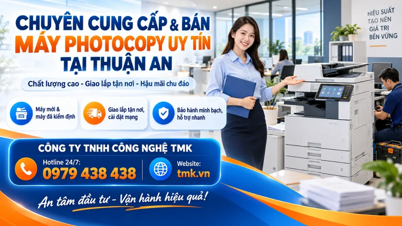 Địa chỉ bán máy photocopy tại Thuận An