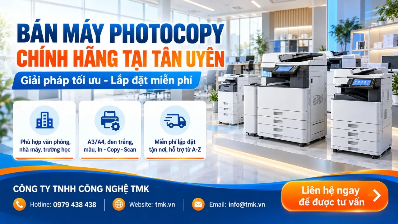 bán máy photocopy tại Tân Uyên