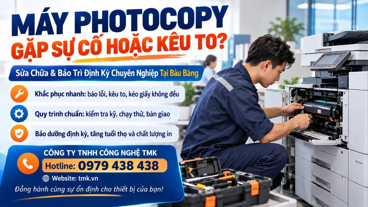 Dịch vụ sửa máy photocopy tại Bàu Bàng 