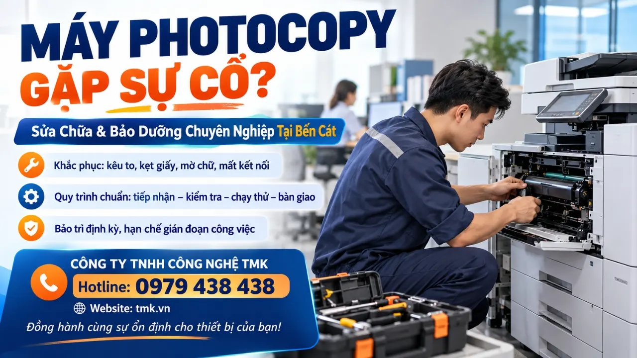 Dịch vụ sửa máy photocopy tại Bến Cát 
