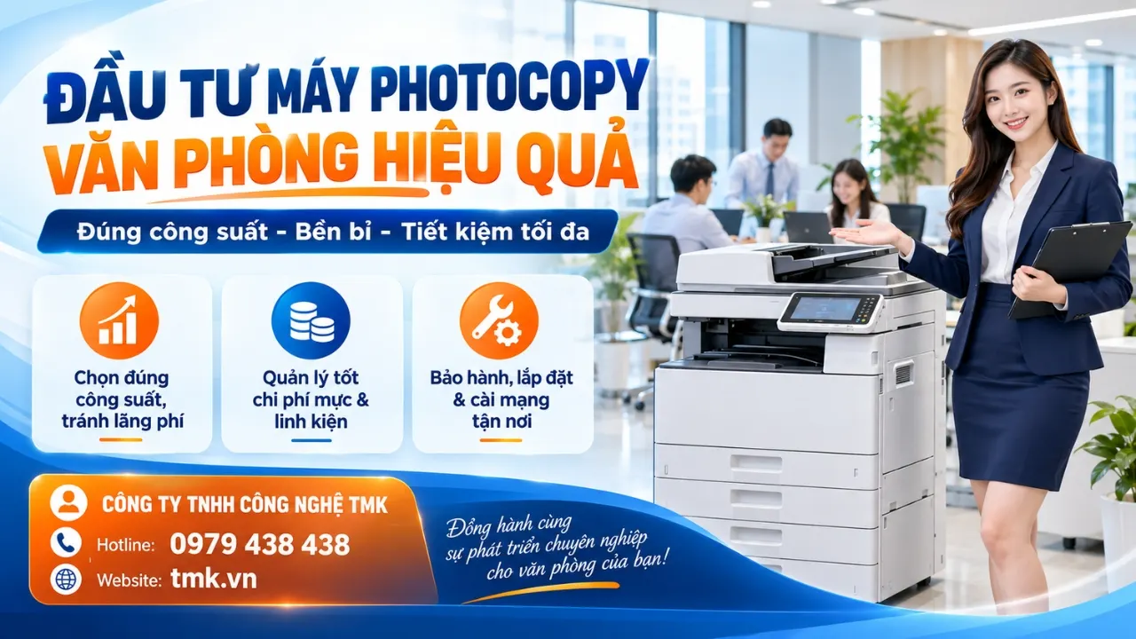 máy photocopy loại nào cho văn phòng vừa và nhỏ