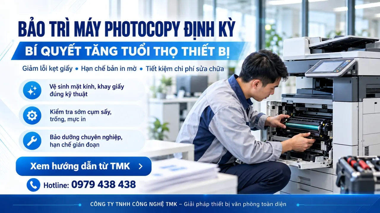 Cách bảo trì máy photocopy